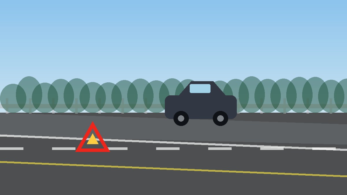 张家界道路故障安全等待现场图